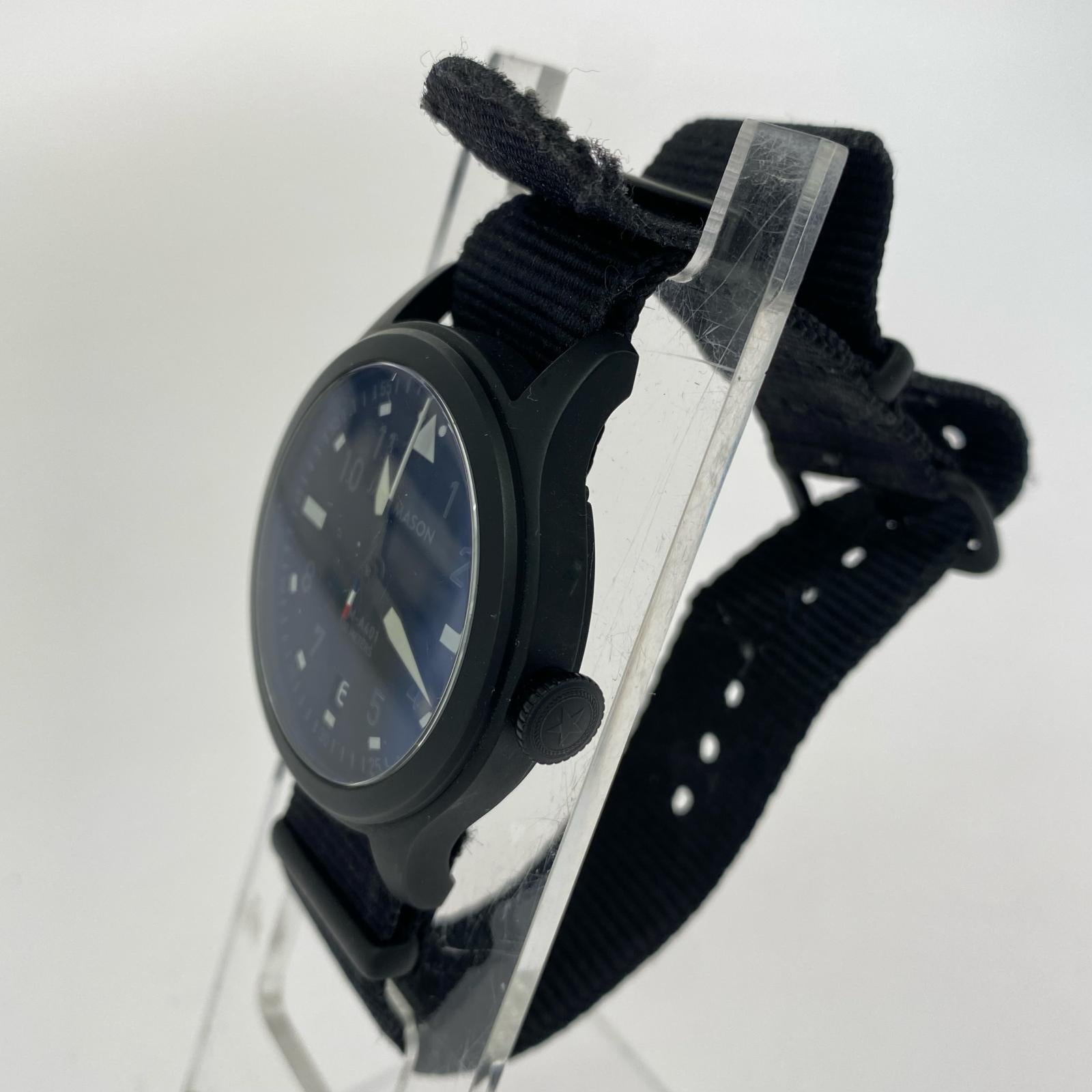 腕時計 JACK MASON JM-A401 BLACKOUT MODEL 日本限定 ブラック