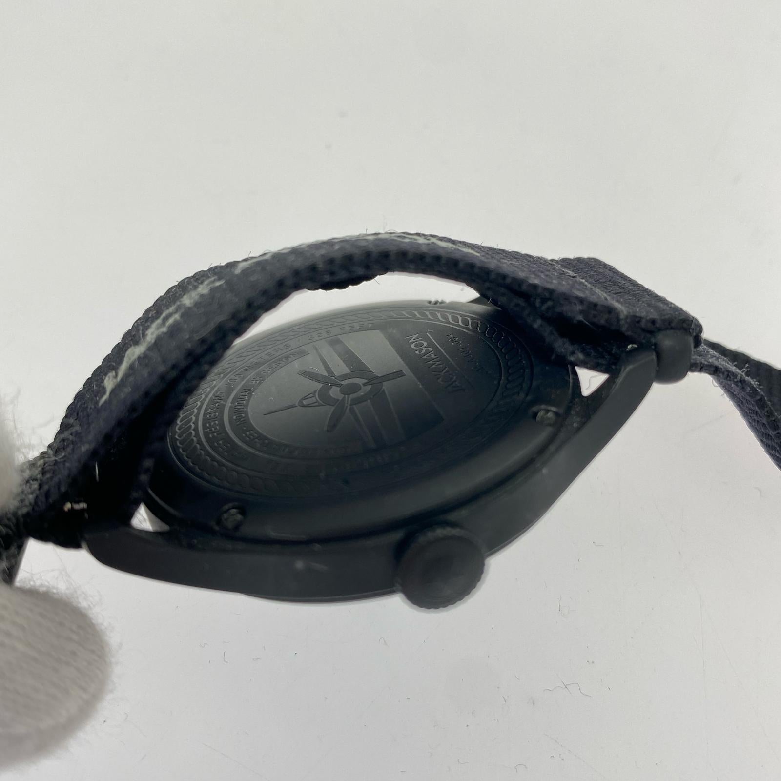 腕時計 JACK MASON JM-A401 BLACKOUT MODEL 日本限定 ブラック