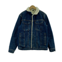 デニムジャケット ボアデニムjkt medium M ネイビー