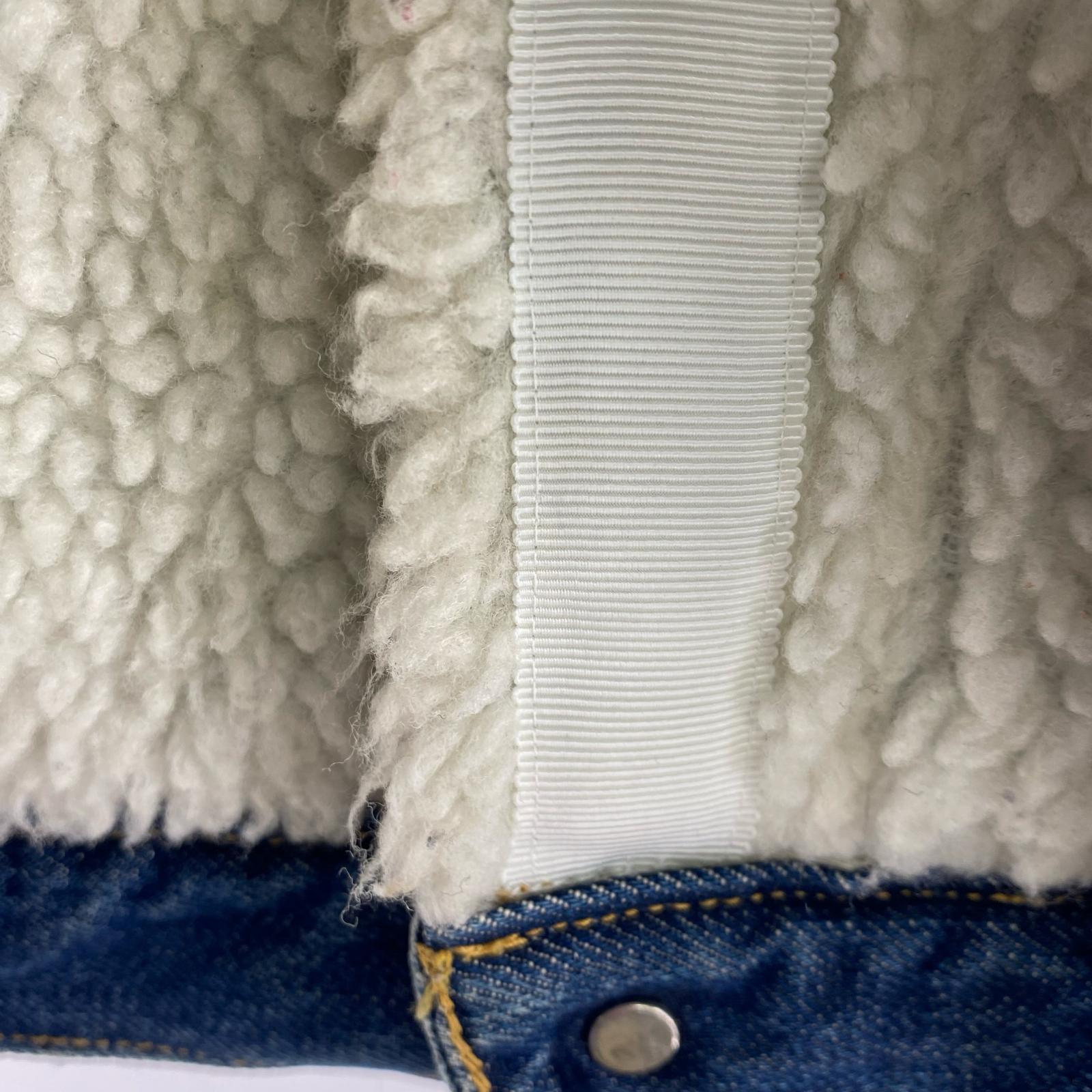 デニムジャケット ボアデニムjkt medium M ネイビー