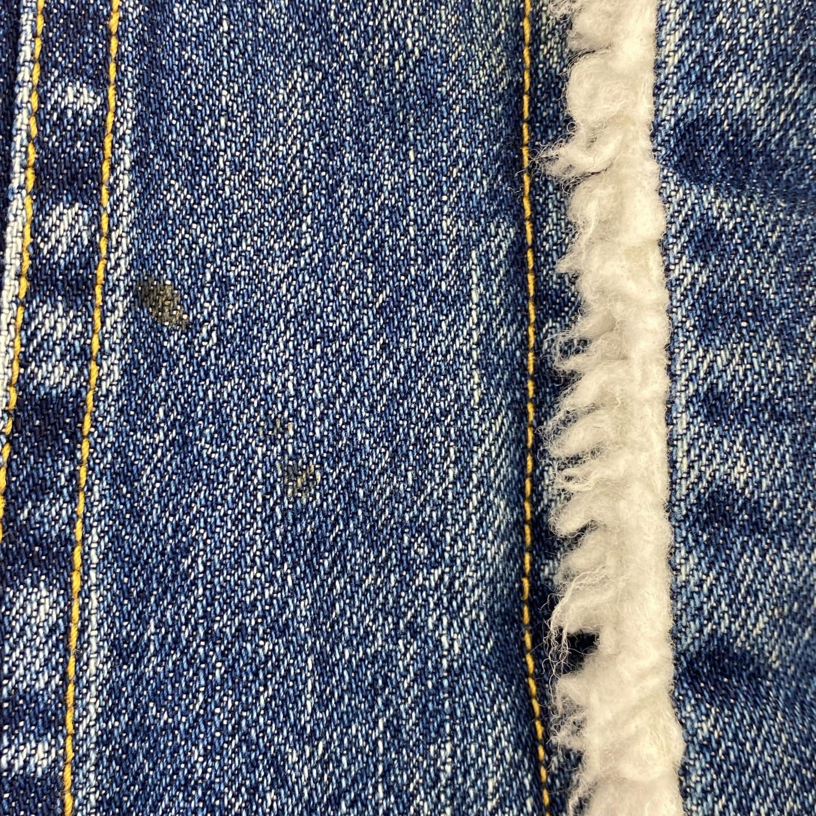 デニムジャケット ボアデニムjkt medium M ネイビー