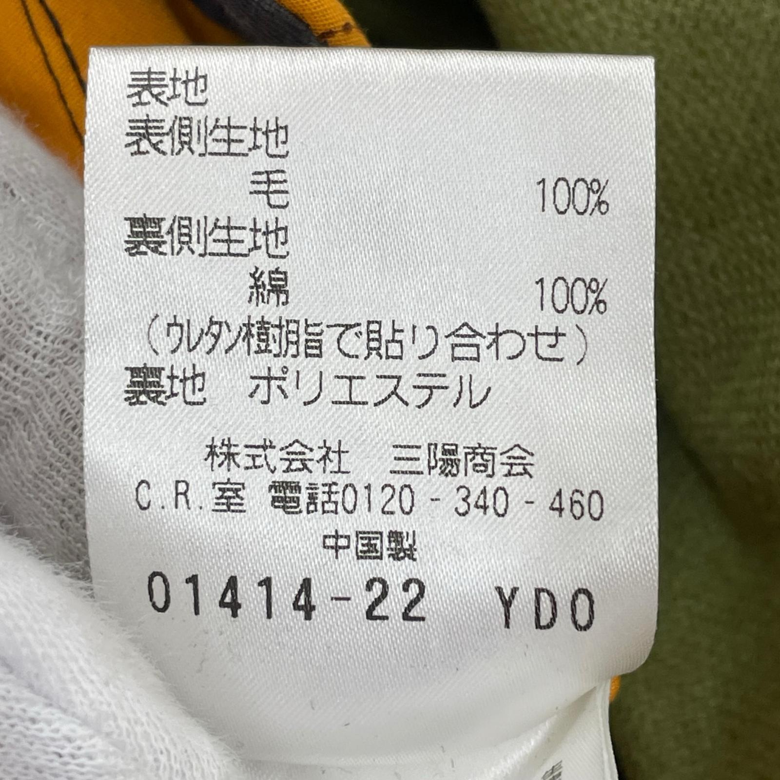 ジャケット ライナー付 ステンカラーコート (38) 黒 38 ブラック