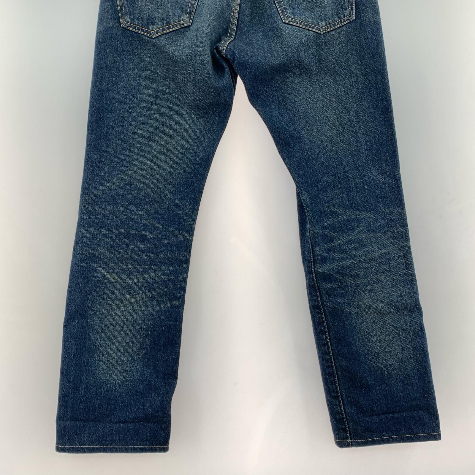 デニムパンツ PREMIUM 501 セルビッジ ストレート インディゴ 29 ネイビー