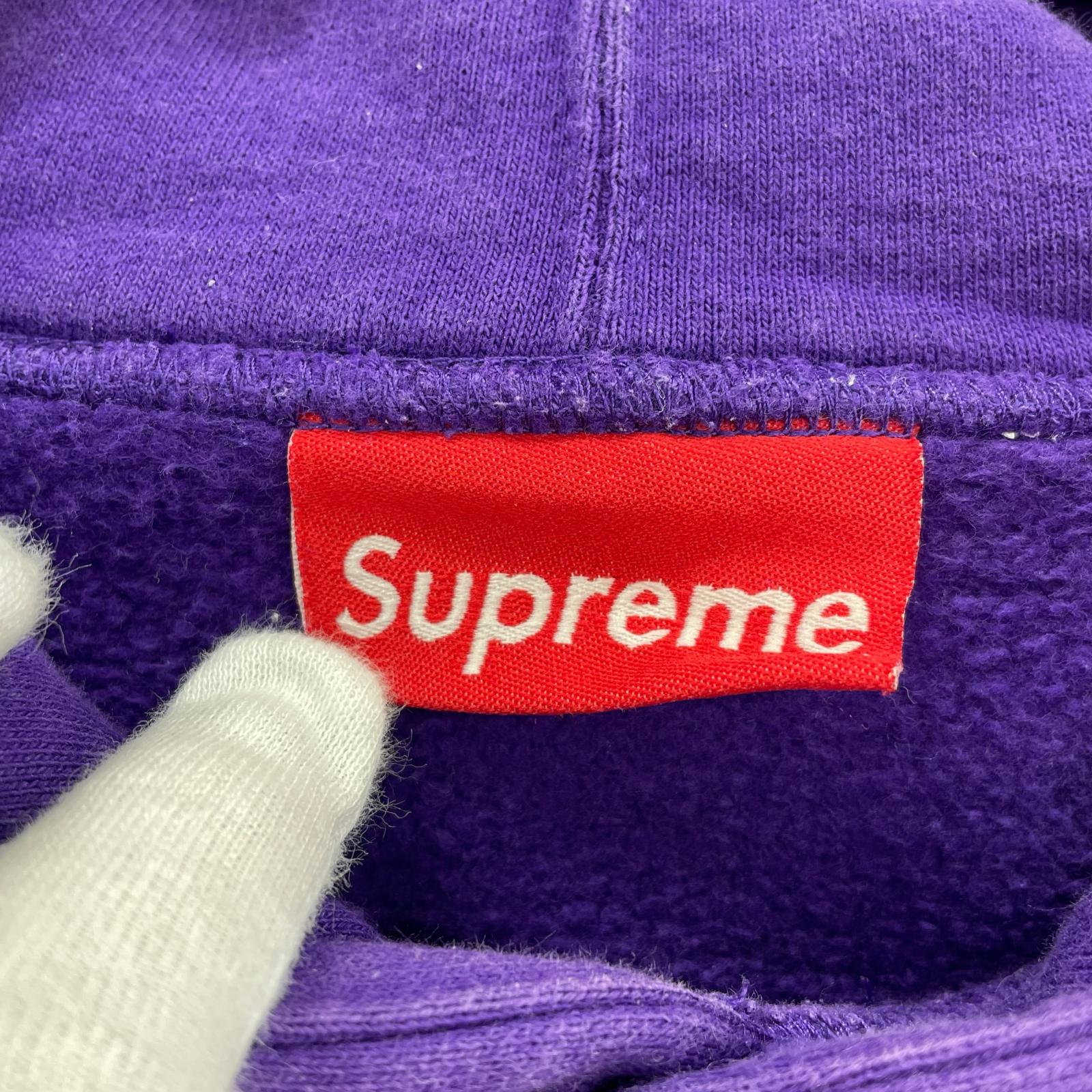 パーカー Set in logo HOODED パープル S S パープル