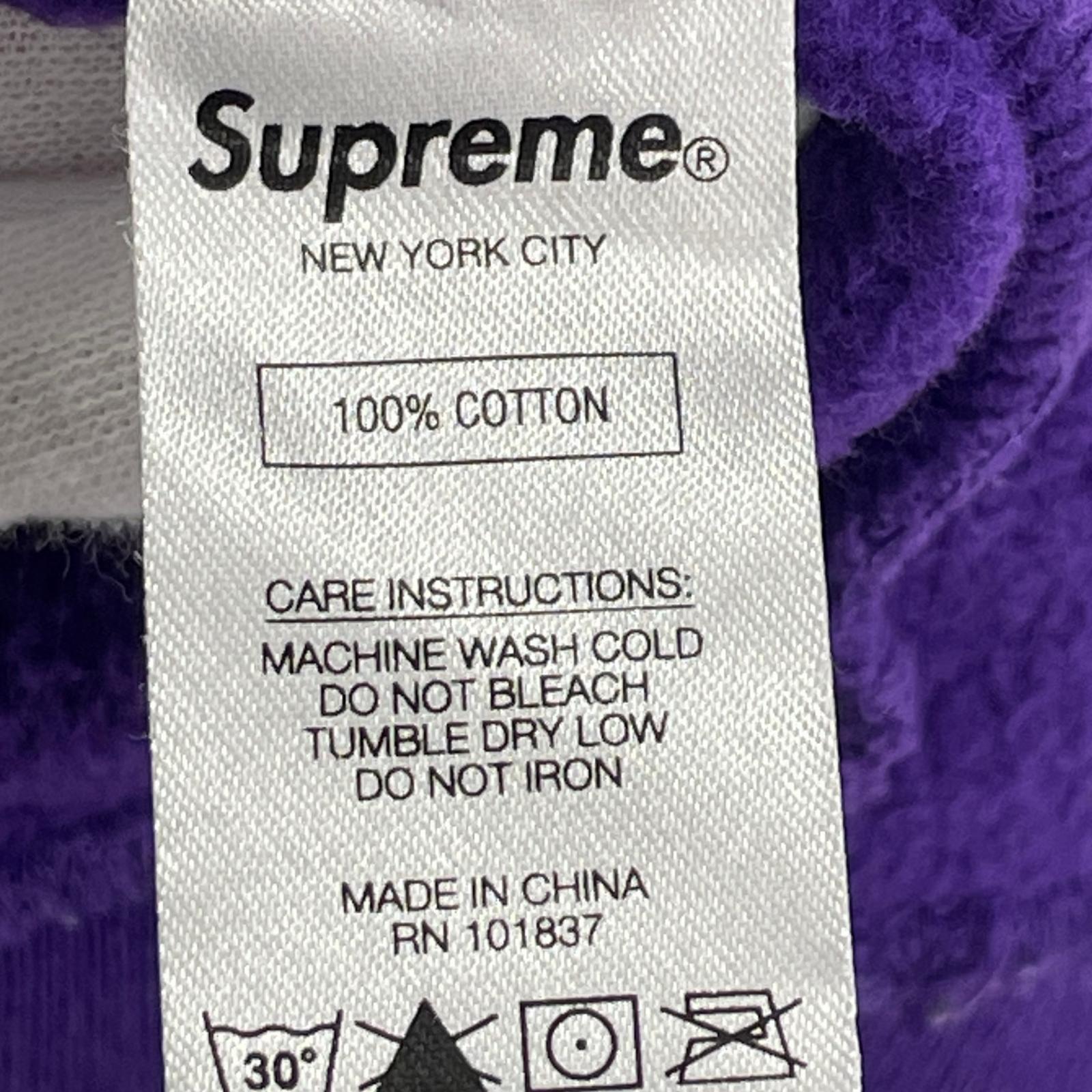 パーカー Set in logo HOODED パープル S S パープル