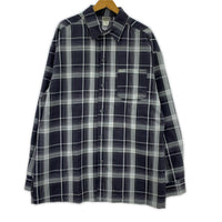 長袖シャツ Caltop USA製 チェックシャツ グレー