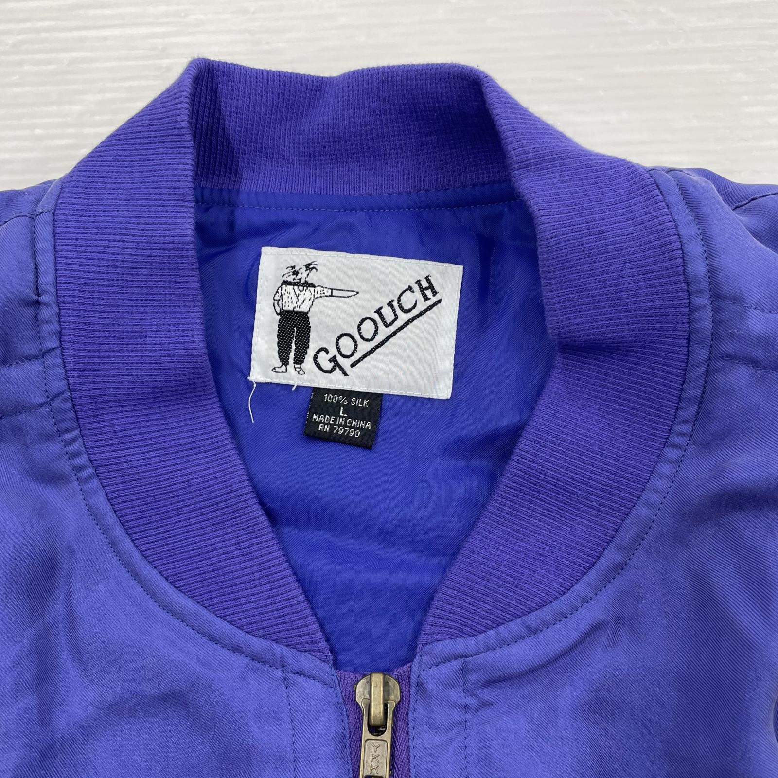 ジャケット 90s Goouch シルク ブルゾン L L
