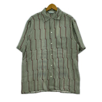 半袖シャツ NIPOALOHA BENTEN STRIPE / GRAY 3 3 グレー