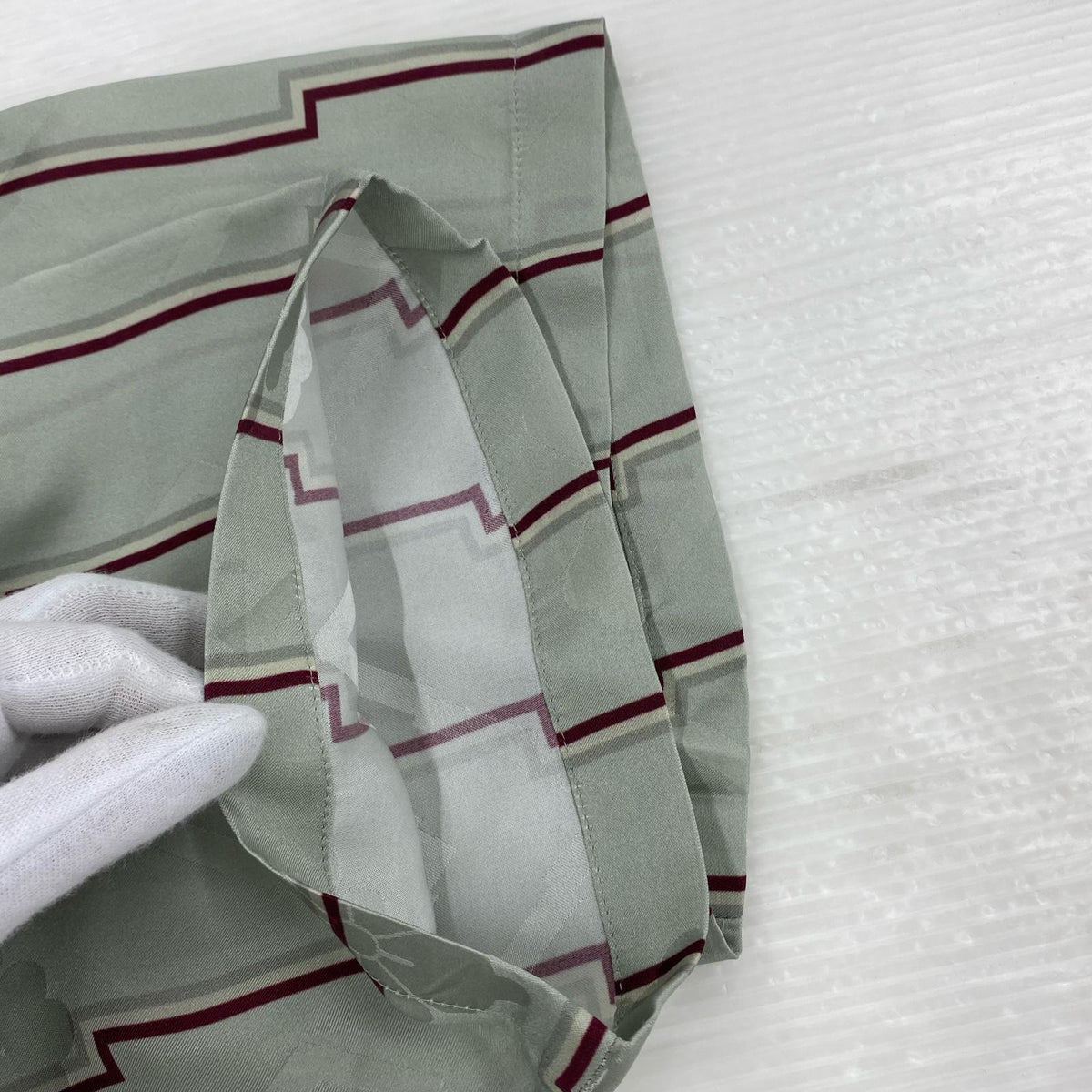 半袖シャツ NIPOALOHA BENTEN STRIPE / GRAY 3 3 グレー