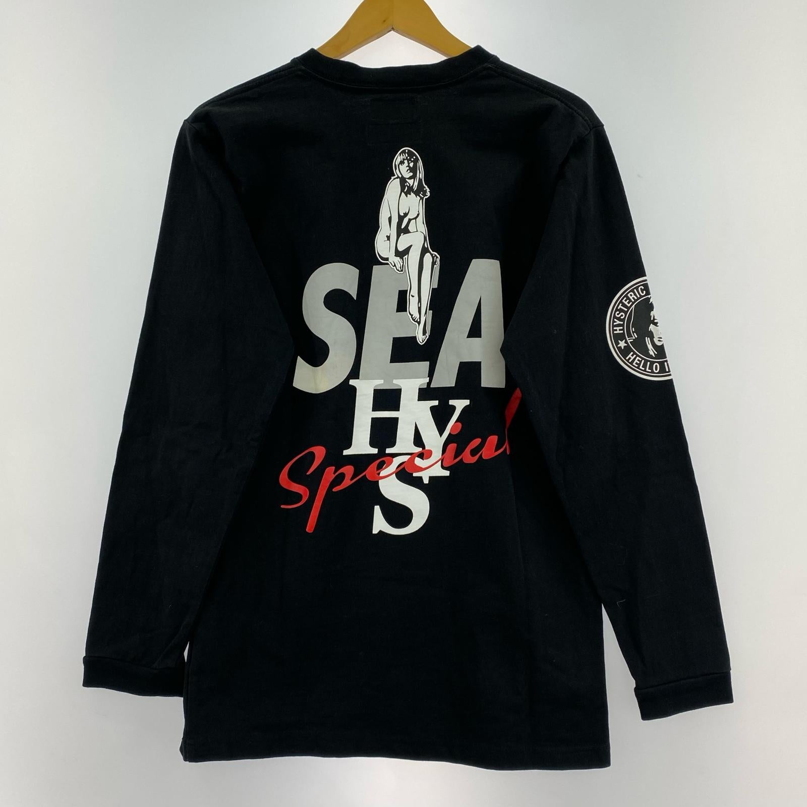 長袖Tシャツ HYSTERIC GLAMOUR L/S T-SHIRT BLK S ブラック