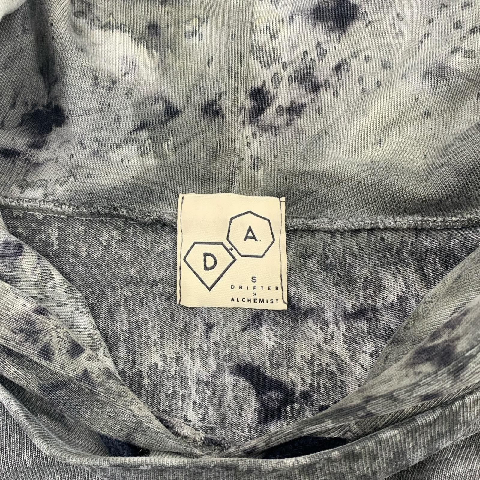パーカー ALCHEMIST×DRIFTER オーバーサイズ ヴィンテージ加工パーカー S S グレー