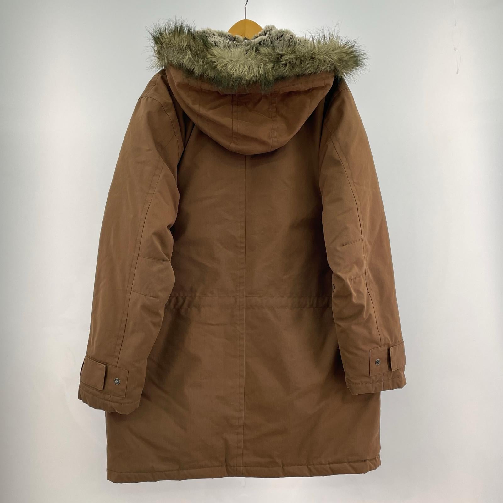 ダウンジャケット モッズコート BRW L L ブラウン