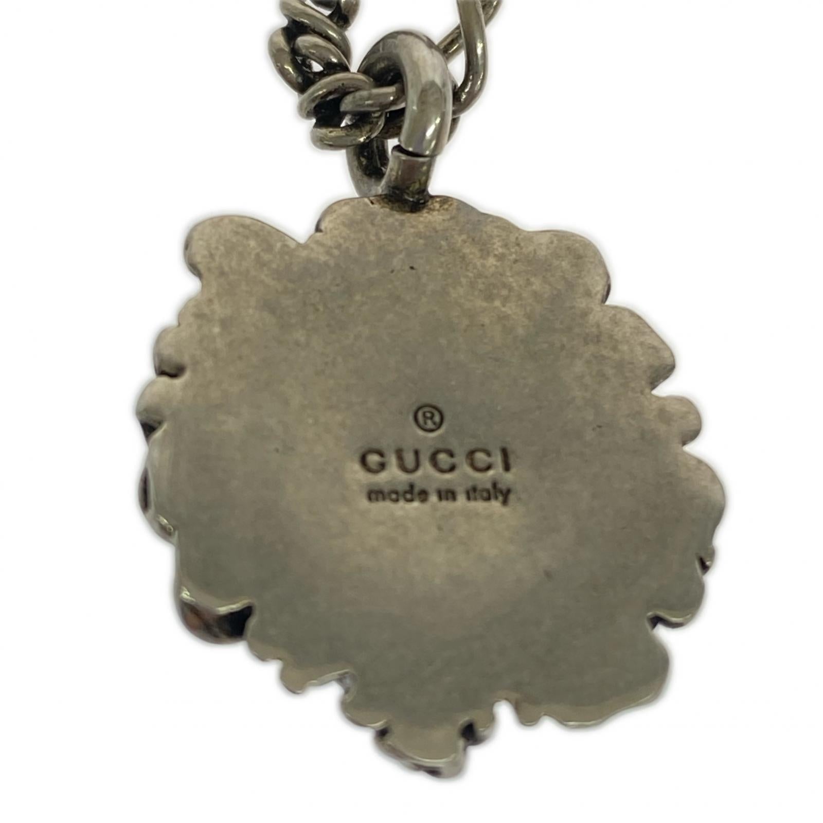 GUCCI ライオンヘッド シルバーネックレス