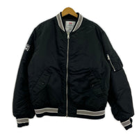 ジャケット supreme second to none MA-1 L L ブラック