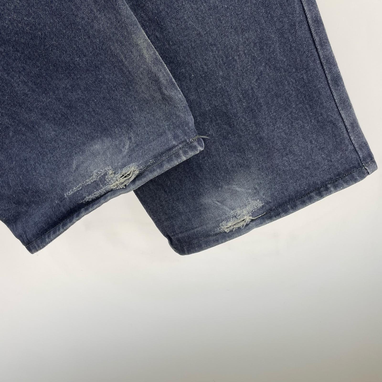 デニムパンツ usa製/solo/authentic denim 28 ブルー