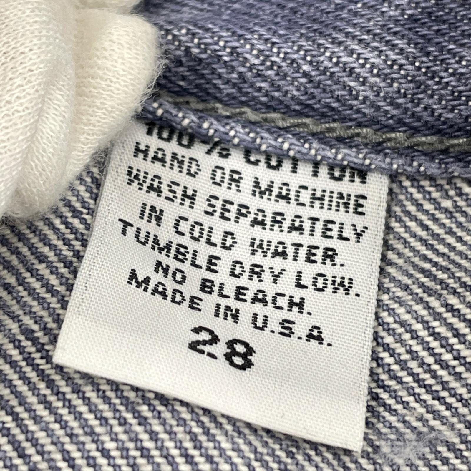デニムパンツ usa製/solo/authentic denim 28 ブルー