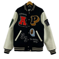 ジャケット 22AW CRAZY PATCH VARSITY JACKET (M) M