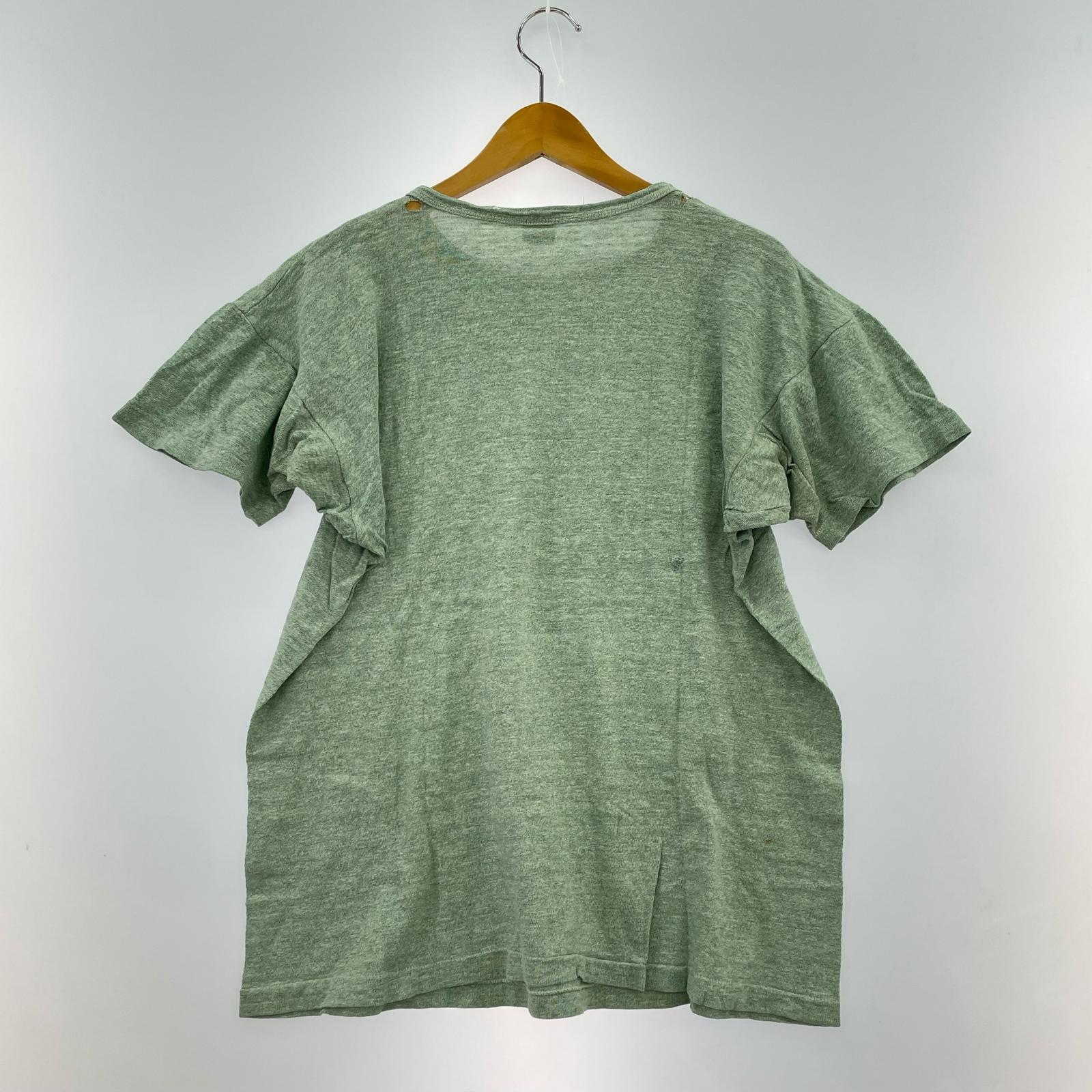 半袖Tシャツ 70s バータグ 88/12 NOTRE DAME 霜降り Tシャツ グリーン L グリーン