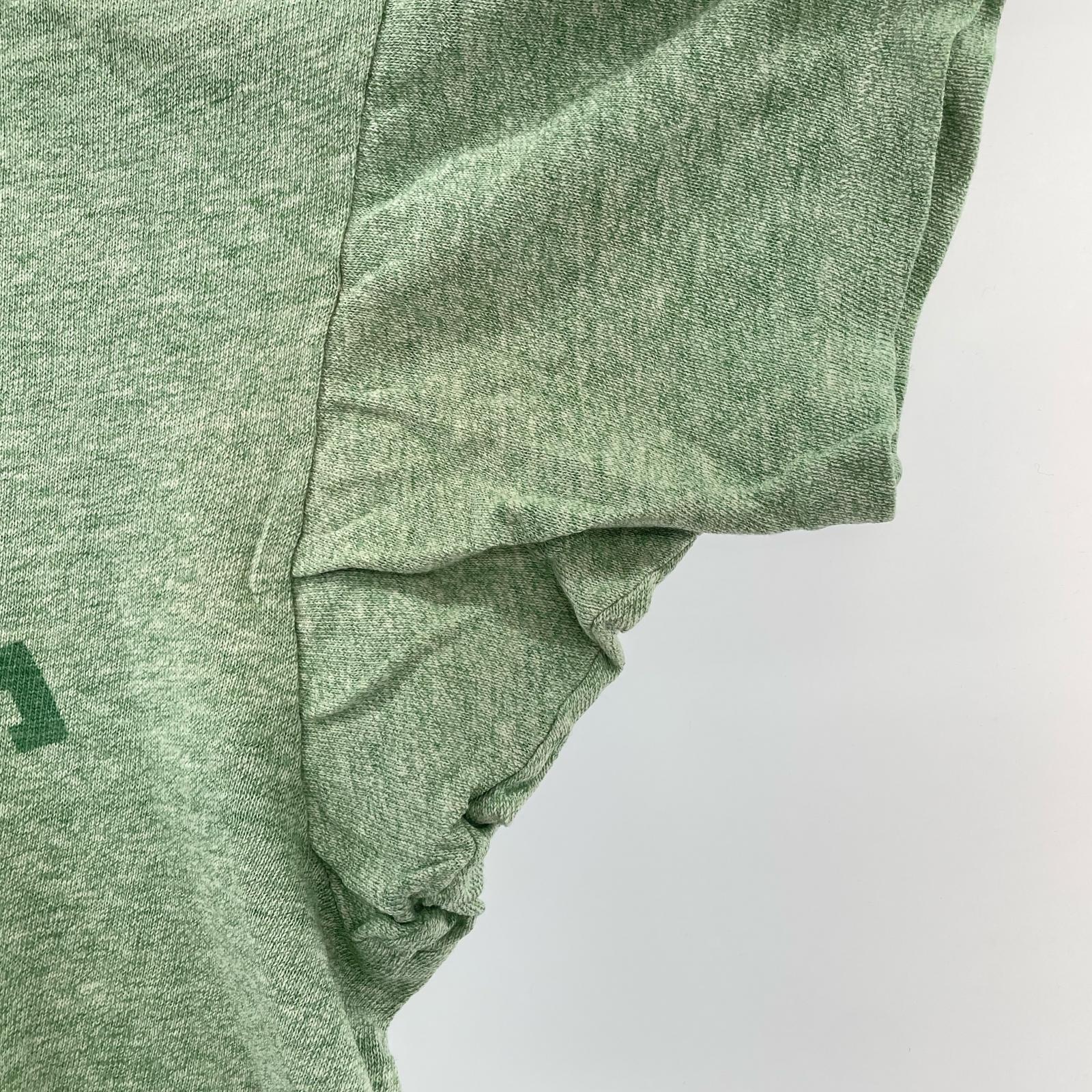 半袖Tシャツ 70s バータグ 88/12 NOTRE DAME 霜降り Tシャツ グリーン L グリーン