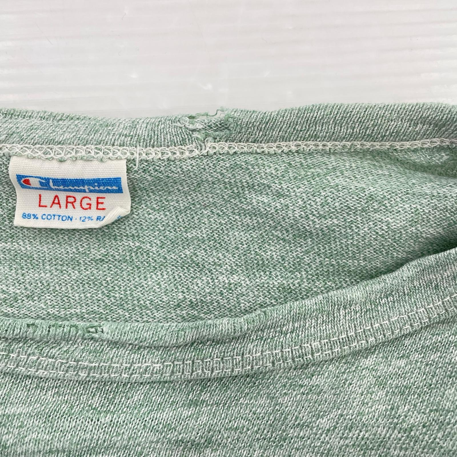 半袖Tシャツ 70s バータグ 88/12 NOTRE DAME 霜降り Tシャツ グリーン L グリーン