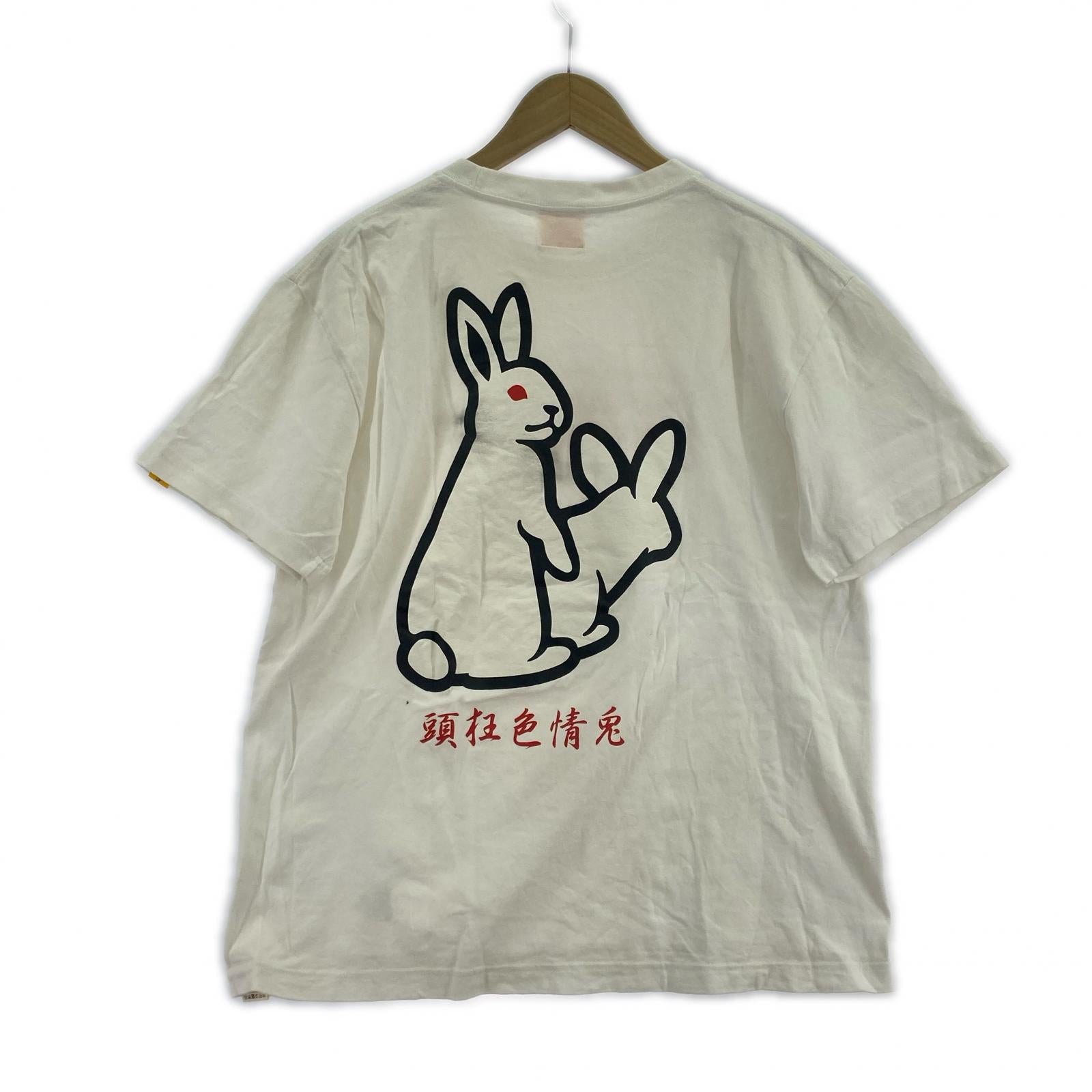 半袖Tシャツ バックプリント M ホワイト