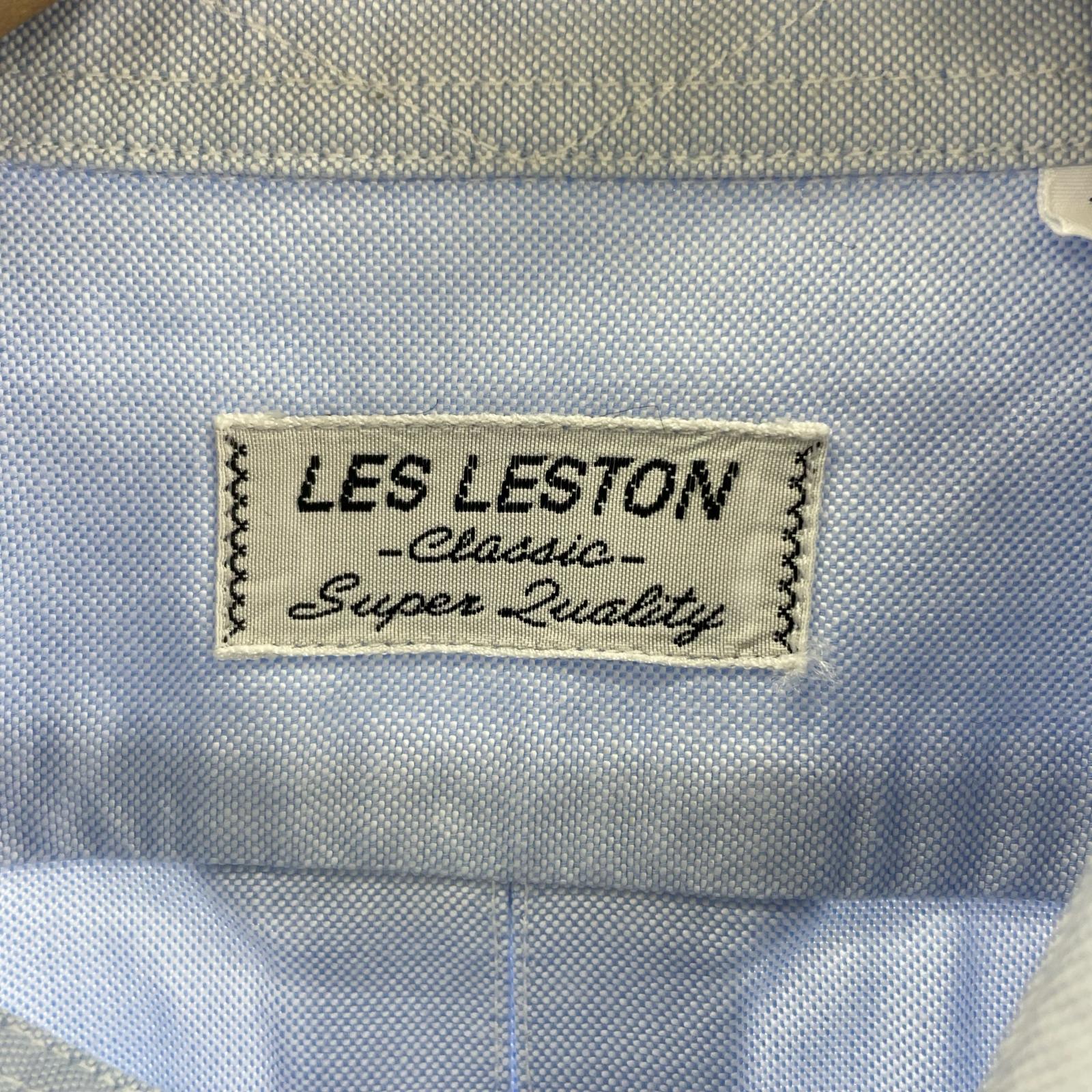 長袖シャツ les leston ボタンダウンシャツ L L ブルー