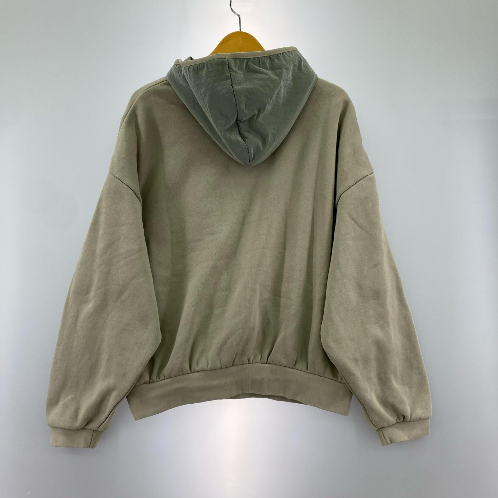パーカー ESSENTIALS FEAR OF GOD 24SS NYLON FLEECE HOODIE ベージュ (S) S ベージュ