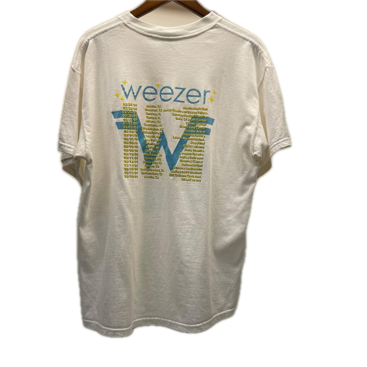 半袖Tシャツ 00s Weezer Adrian Tomine バンドTシャツ2001年 M&Oタグ L