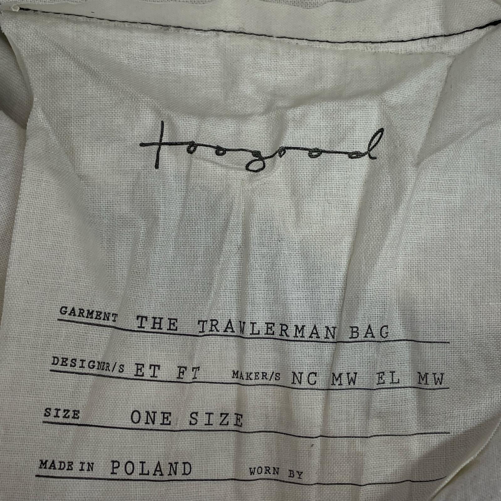 ショルダーバッグ toogood phaeton別注 THE TRAWLERMAN BAG ブラック ブラック