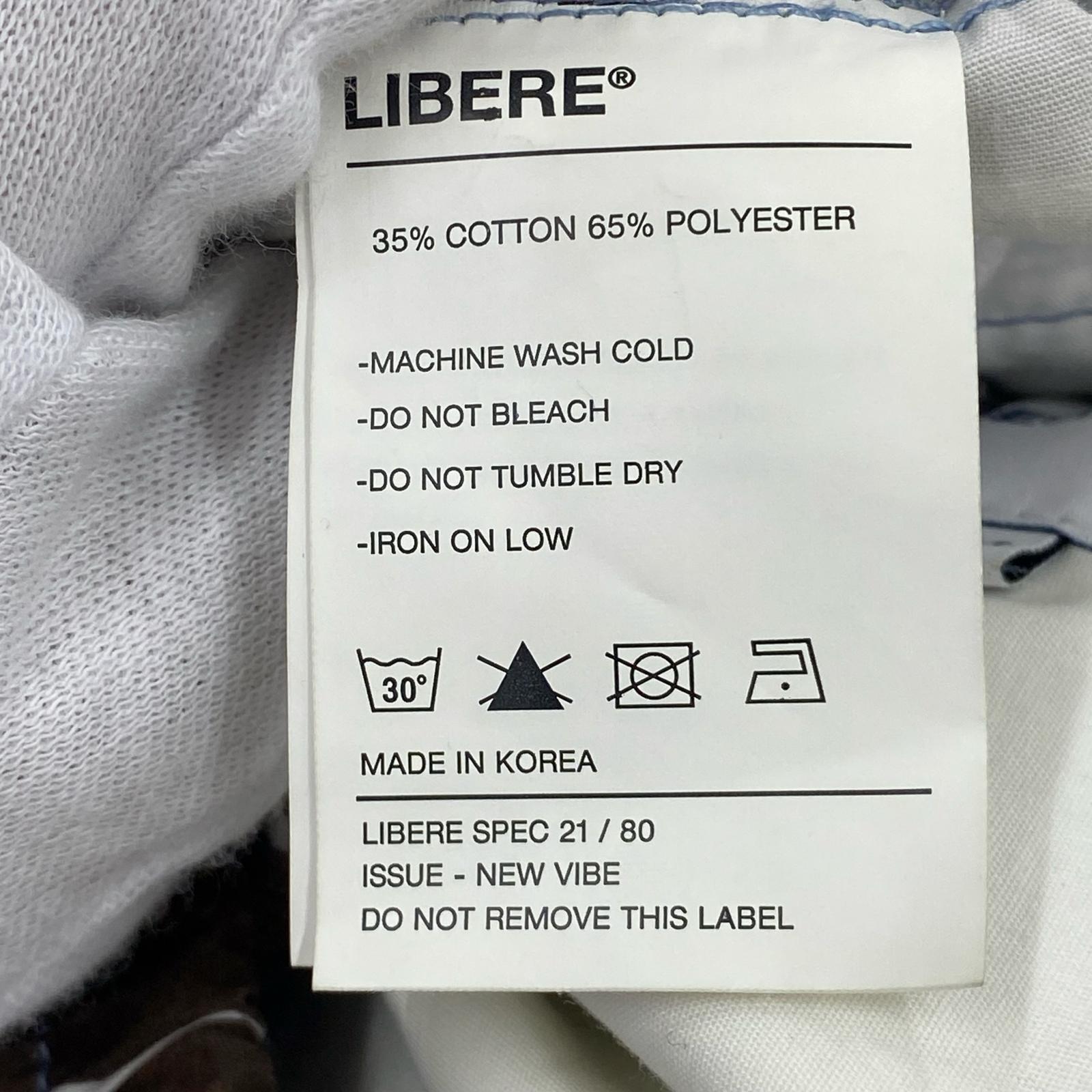 ショートパンツ LIBERE ストライプ 青白茶 (M) M