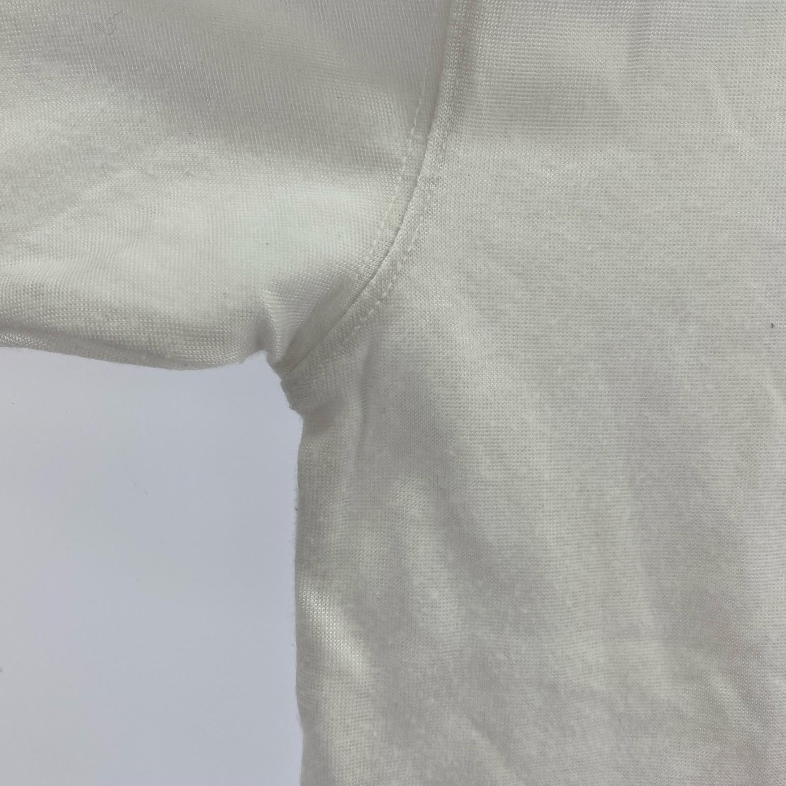 半袖Tシャツ 万国旗タグ リンガーT 白 (M) M ホワイト