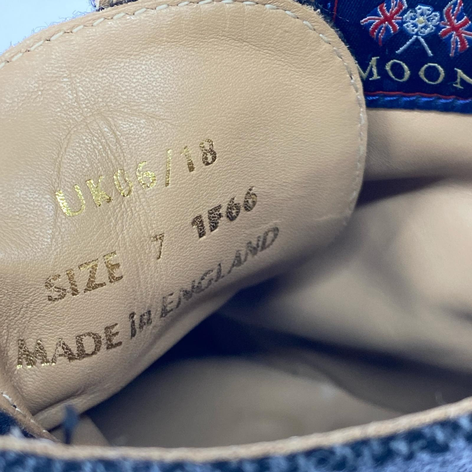 シューズ MOON Merino Lambswool 8ホール ヘリンボーン 25.5cm (US7 1/2 UK7 EU41)