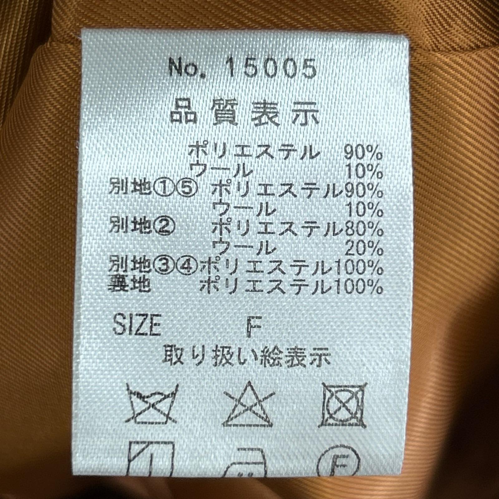 ジャケット SANDY SANDY パッチワーククルーネックコート フリー マルチカラー