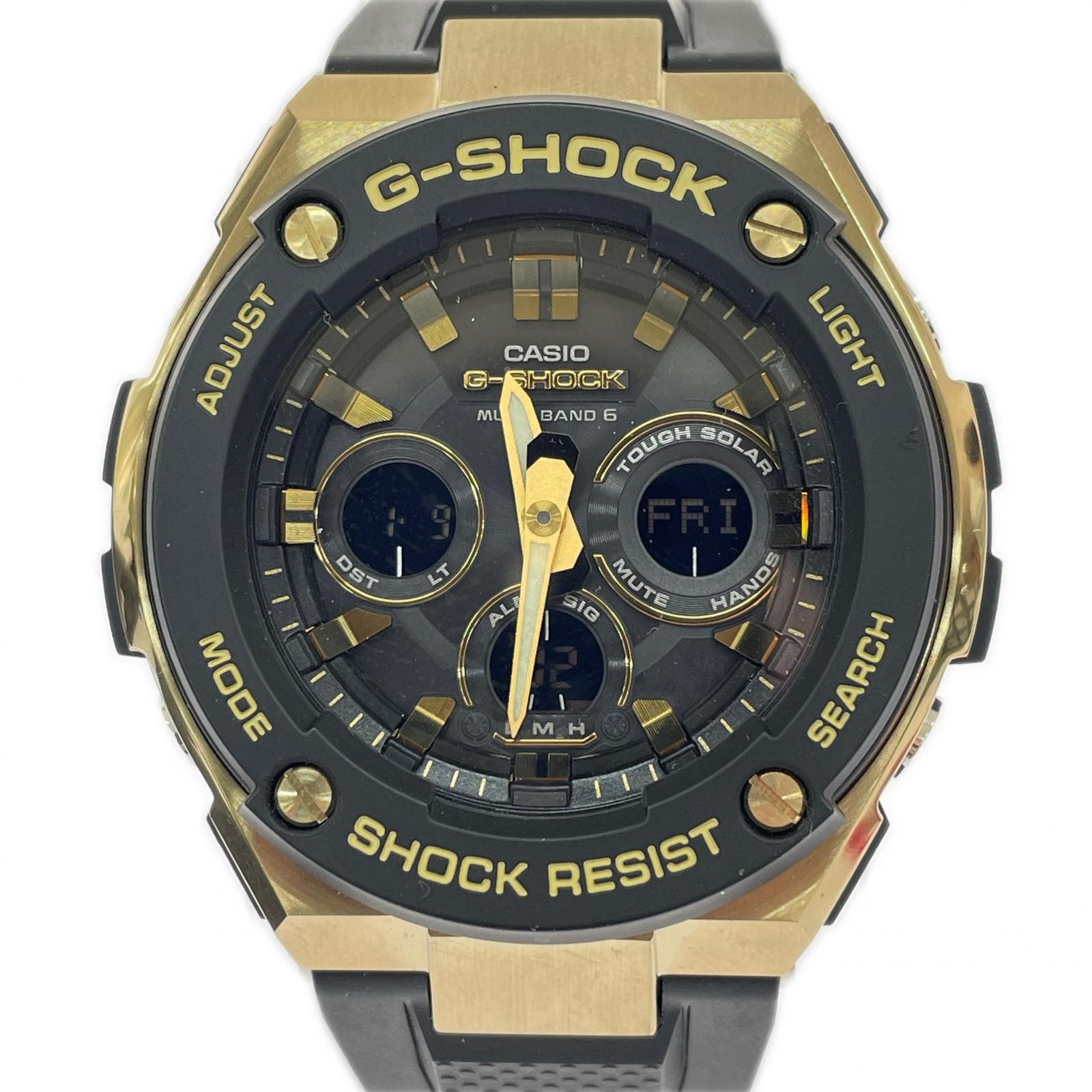 腕時計 GST-W300G ソーラー腕時計 ブラック