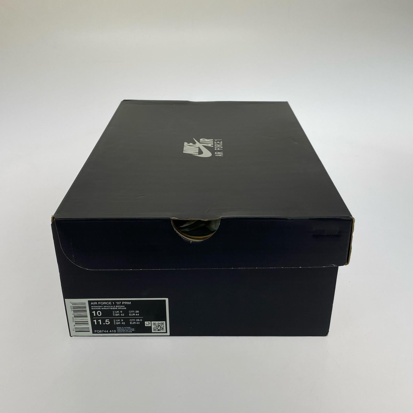スニーカー AIR FORCE 1 '07 PRM MIDNIGHT NAVY (28.0) 28cm (US10 UK9 1/2 EU46)