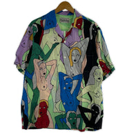 半袖シャツ 22SS HAWAIAN SHIRT 天国東京百女柄図 (M) M マルチカラー