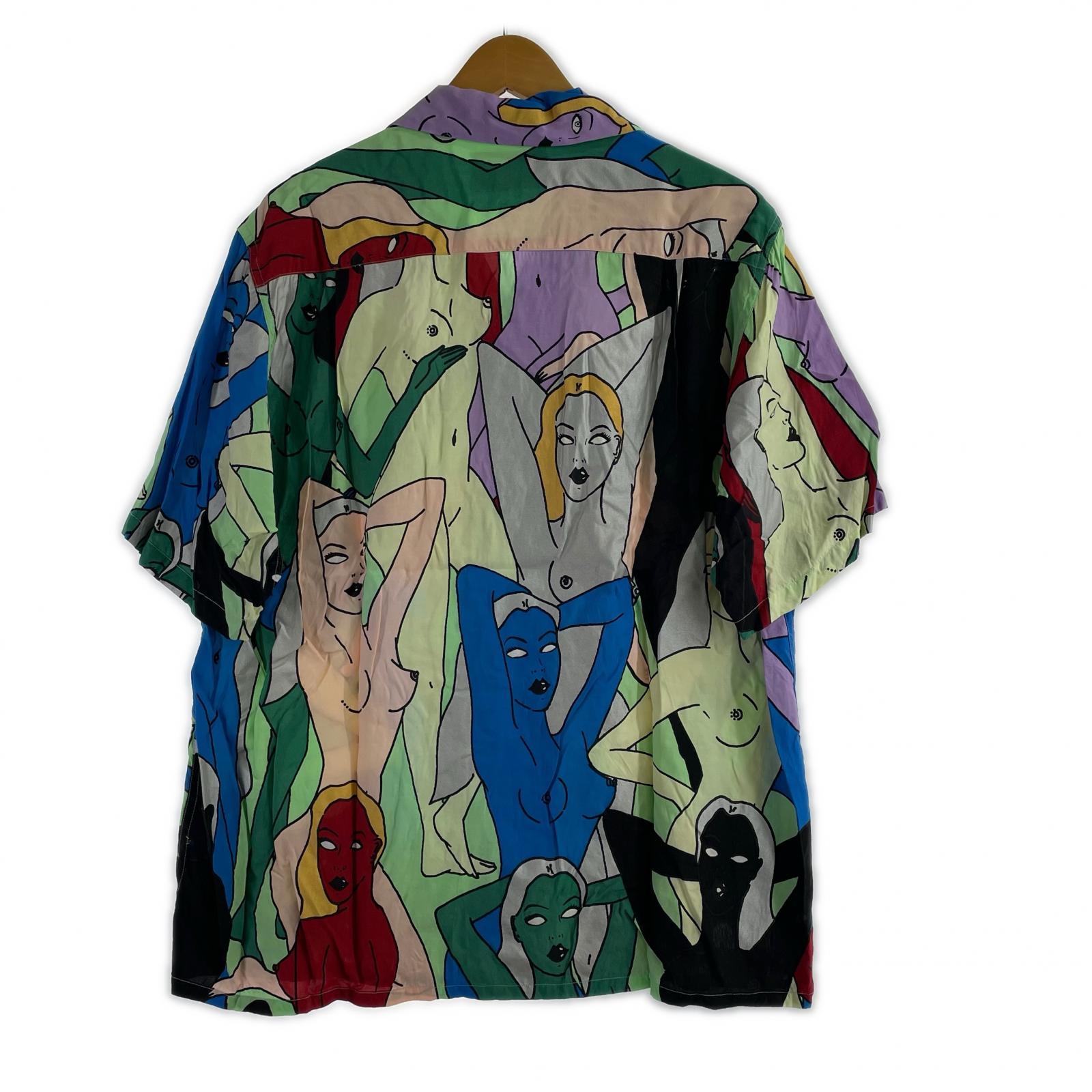 半袖シャツ 22SS HAWAIAN SHIRT 天国東京百女柄図 (M) M マルチカラー