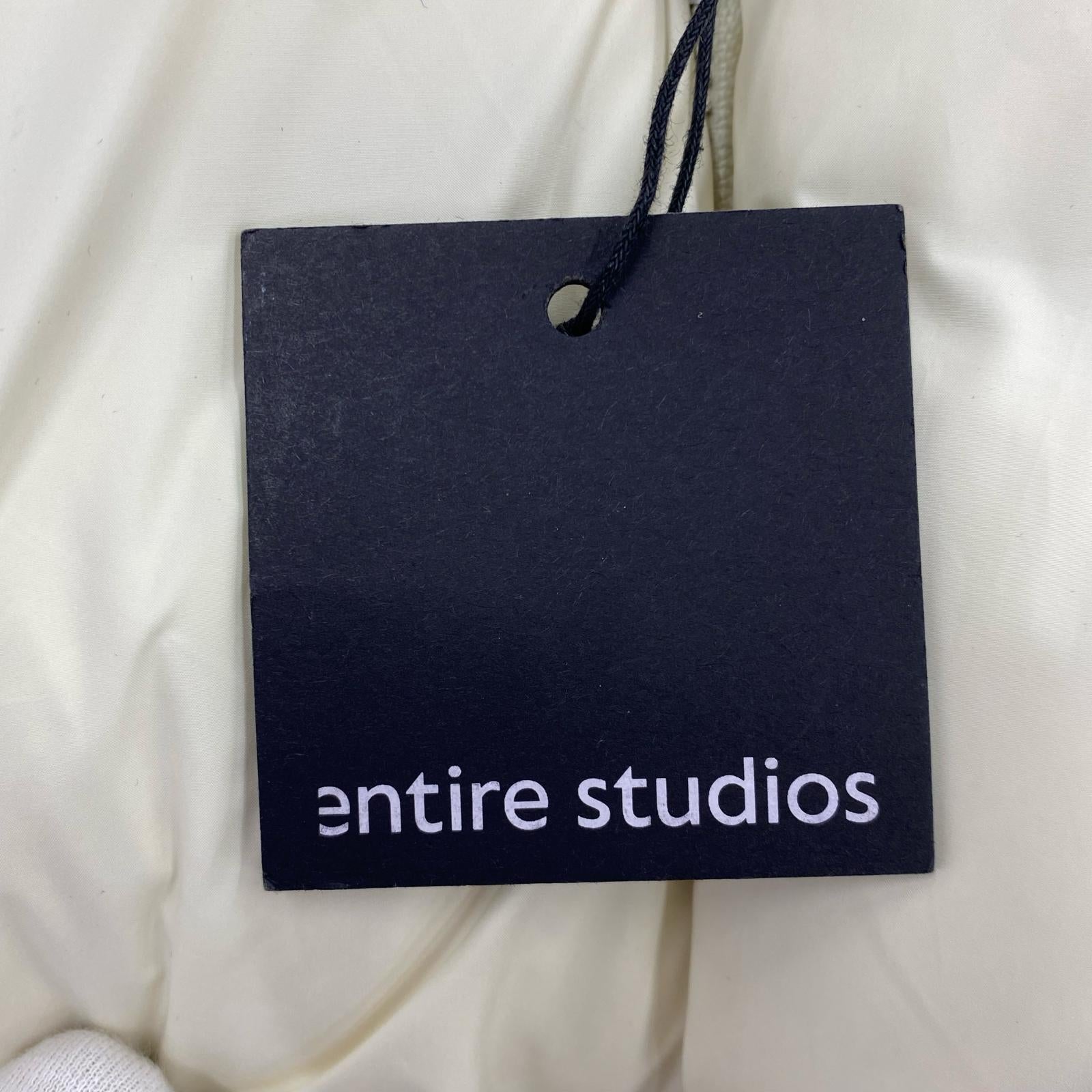 ダウンジャケット entire Studios cropped pillow bomber (M) M ホワイト