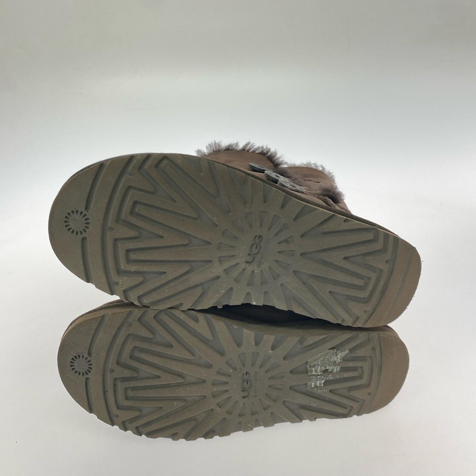 ブーツ UGGムートンブーツ ダークブラウン 24cm (US6 UK5 1/2 EU38) ブラウン