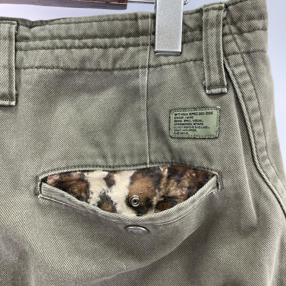 パンツ クロップドカーゴパンツ カーキ カーキ