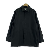 長袖シャツ NONNOTTE バックサテンギャバジン COACH JACKET グレー