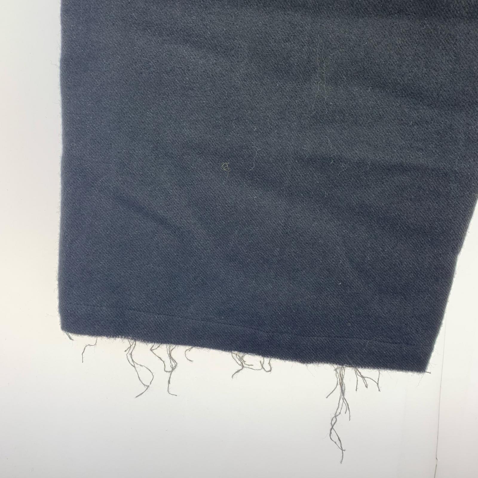 パンツ 25AW SHRINK WOOL WIDE SLACKS 2 2 ブラック
