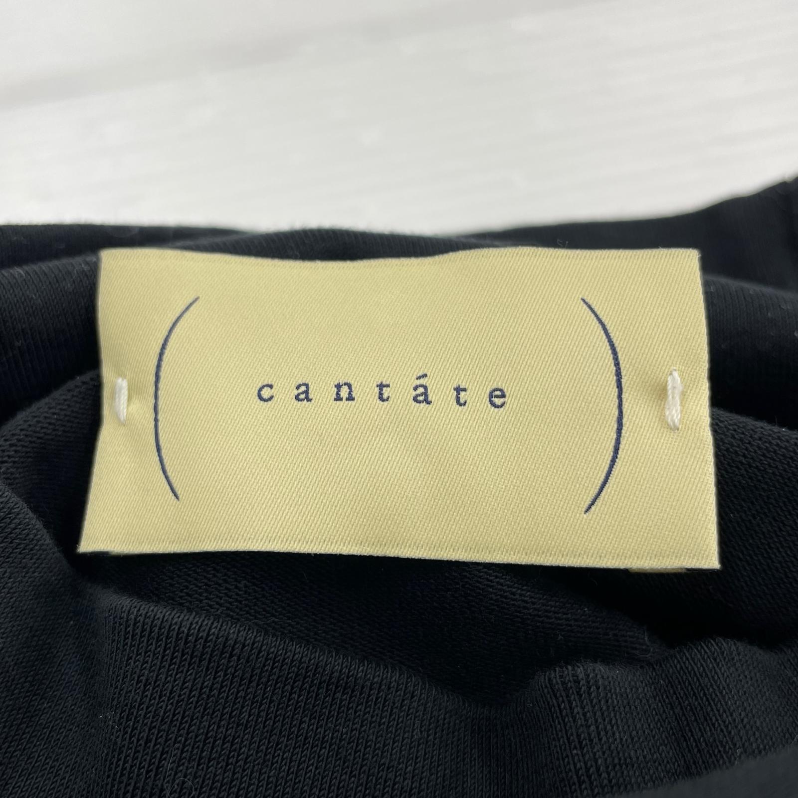 長袖Tシャツ cantate 23AW ハイネックトップス ブラック 48 ブラック