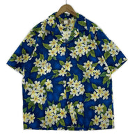 半袖シャツ Blue Hawaii アロハシャツ 青 L L ブルー
