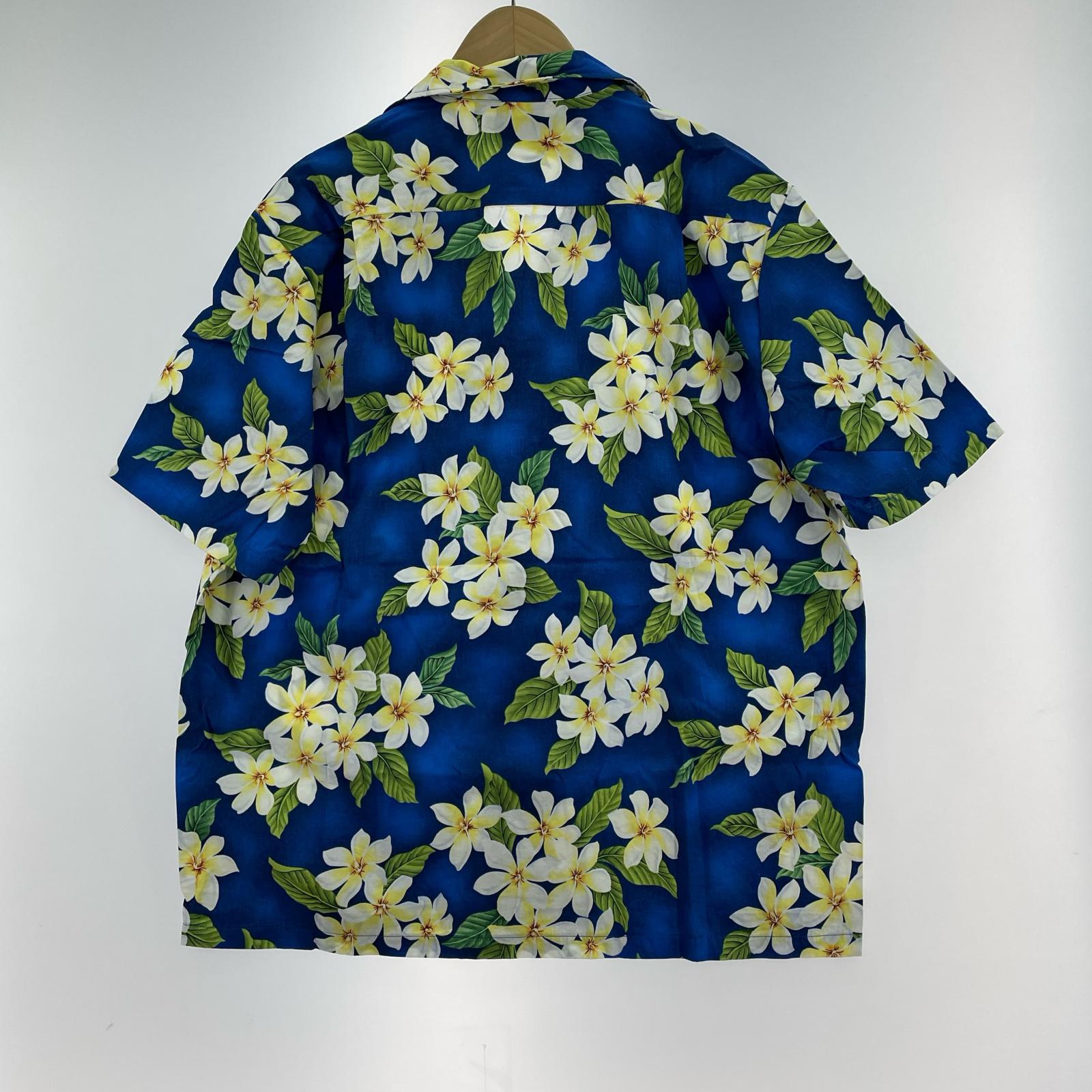 半袖シャツ Blue Hawaii アロハシャツ 青 L L ブルー