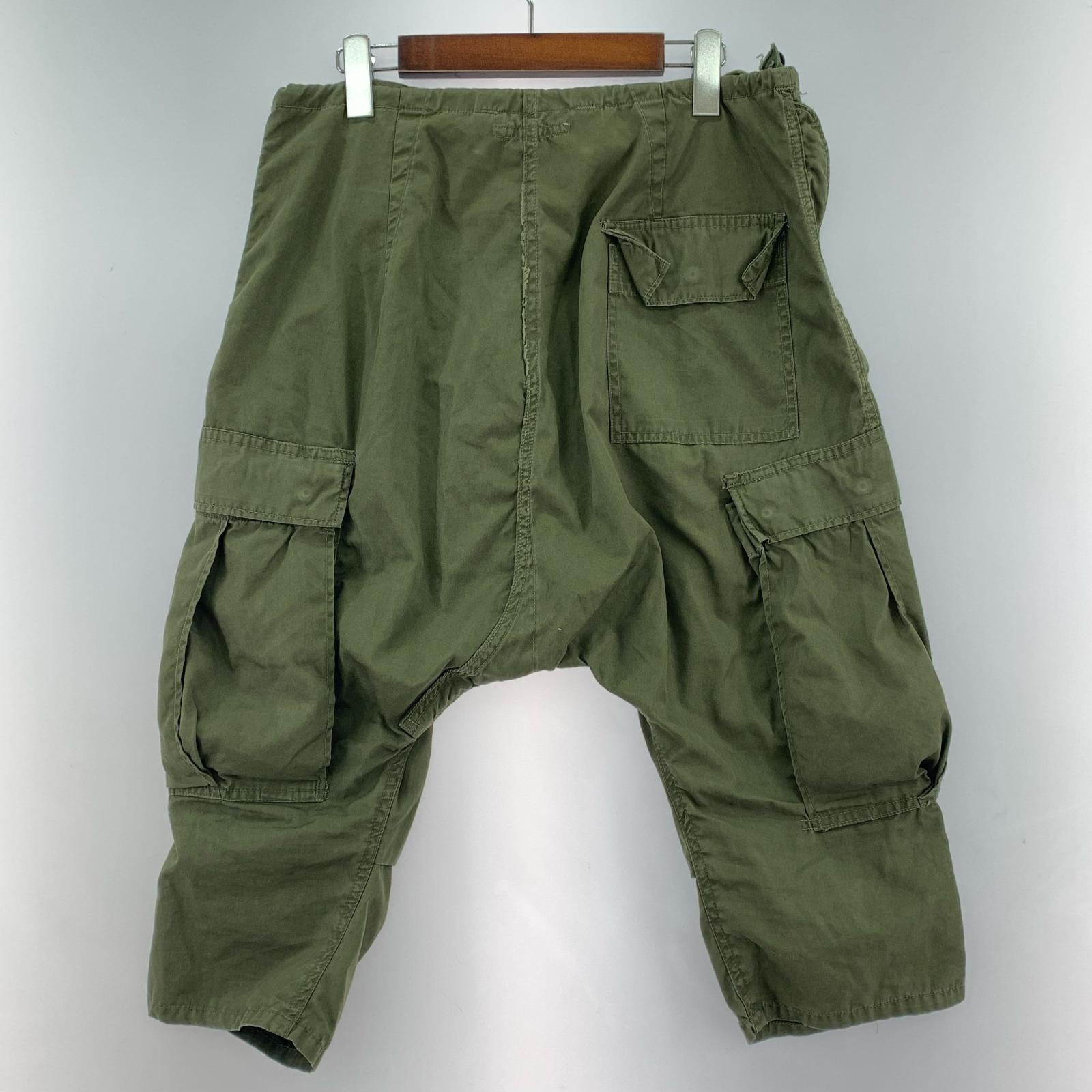 その他ボトムス 再構築サルエルパンツ S