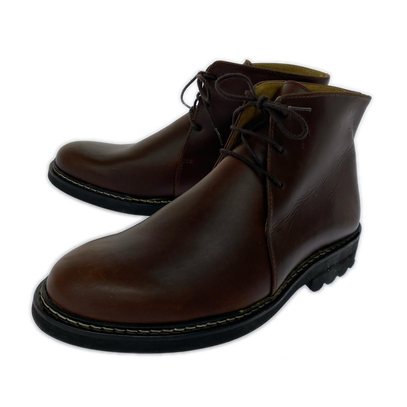 ブーツ SAN GENNARO チャッカブーツ 茶 40 ブラウン