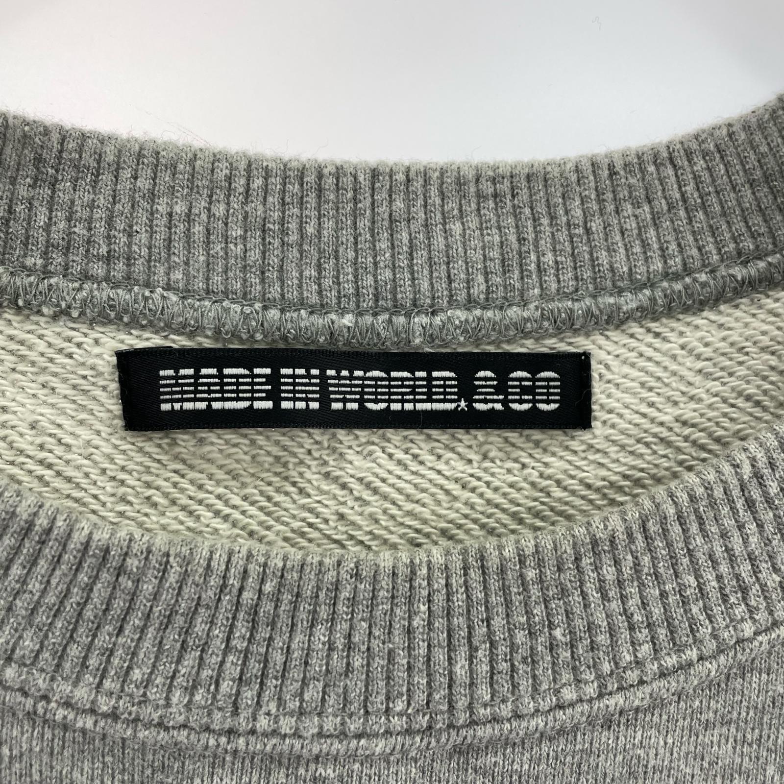 スウェット MADE IN WORLD & CO 星柄スウェット グレー M グレー