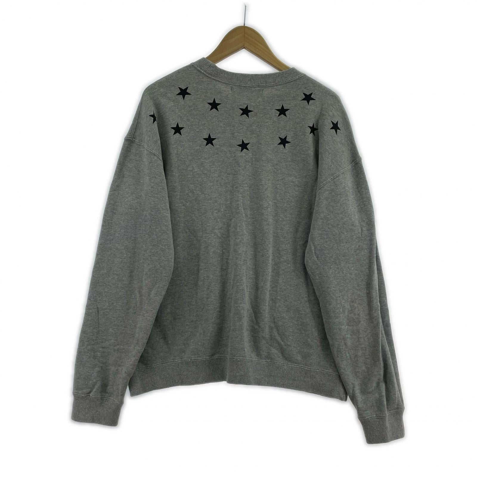 スウェット MADE IN WORLD & CO 星柄スウェット グレー M グレー