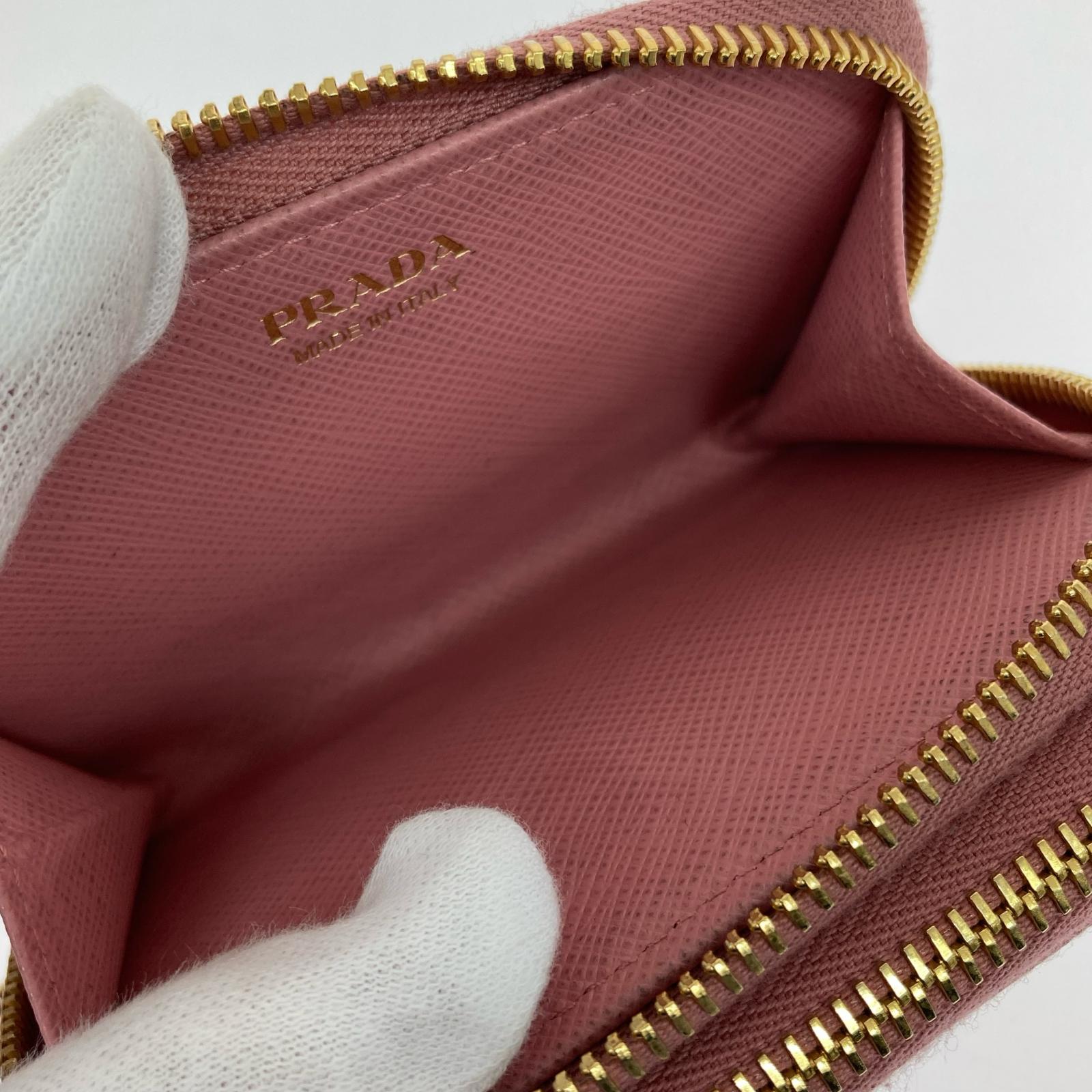 PRADA コインケース ピンク 107 F